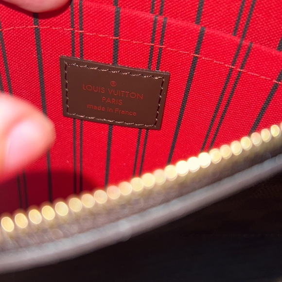 Louis Vuitton Neverfull Gm Pouch Only Brown Monogram Canvas Wristlet - Picture 2 of 5